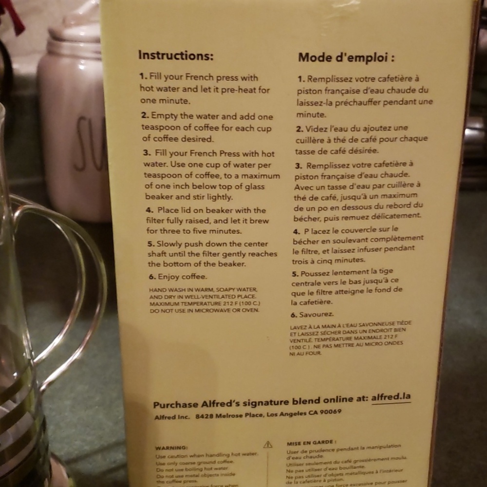 Alfred coffee press - Picture 2 of 2